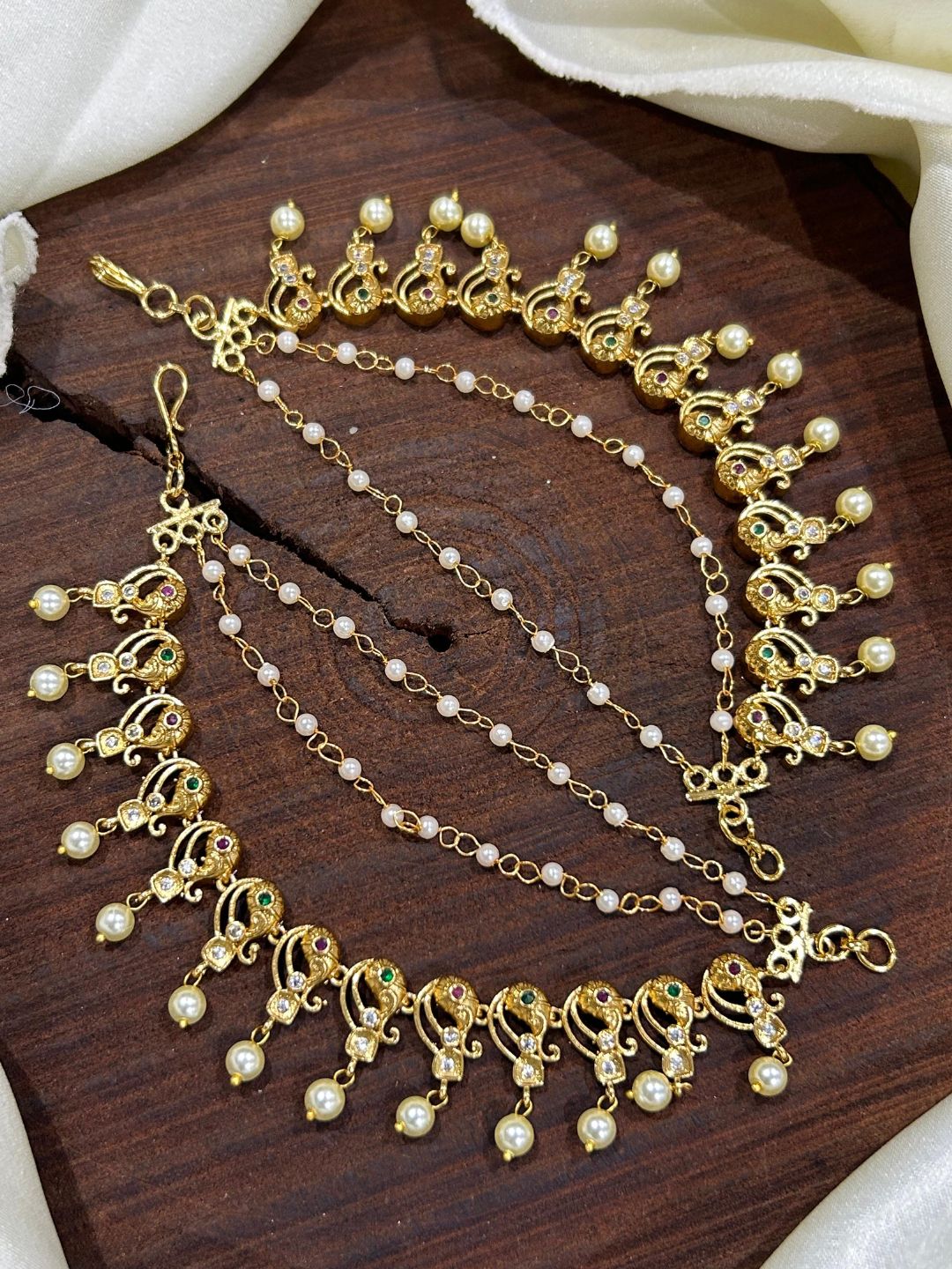 Ishhaara Antique Ear Chains