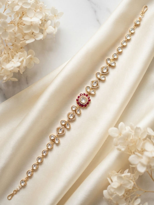 Ishhaara Antique Floral Kundan Jadau Sheeshphool