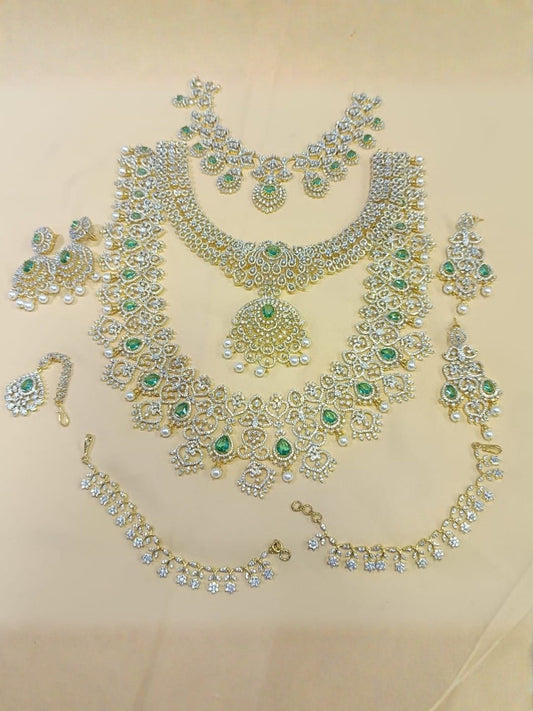Ishhaara Kundan Temple Necklace Set — handcrafted Indian jewellery