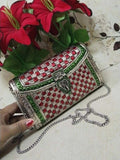 Ishhaara Antique Handmade Mosaic Stone Bags