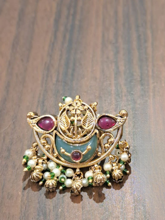 Ishhaara Antique Heritage Rajwadi Ring