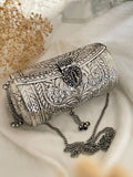 Ishhaara Antique Metal Clutch