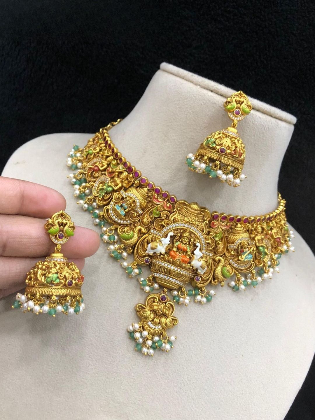 Ishhaara Antique Premium Nagas Bridal Choker
