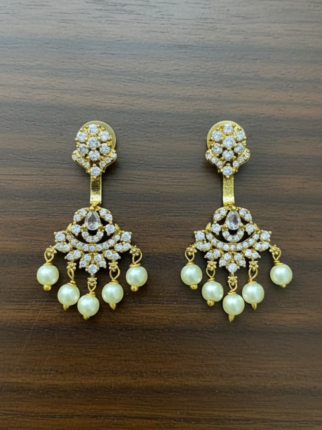 Ishhaara Antique Stone Studded Earrings