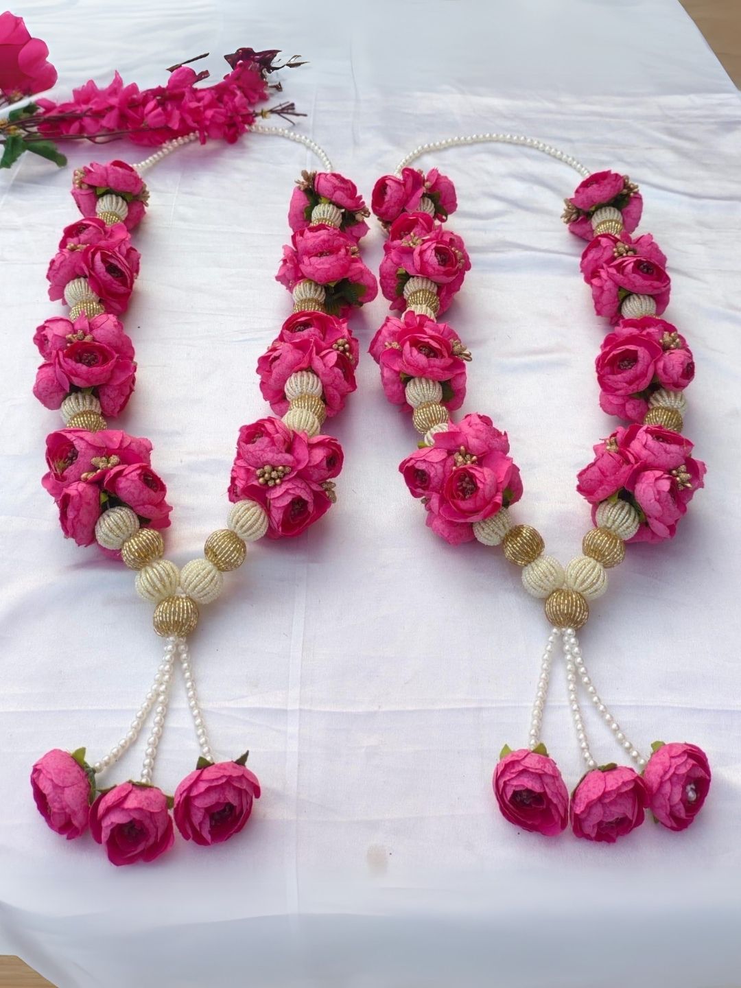 Ishhaara Artificial Garland Roses Varmala For Wedding Bride And Groom