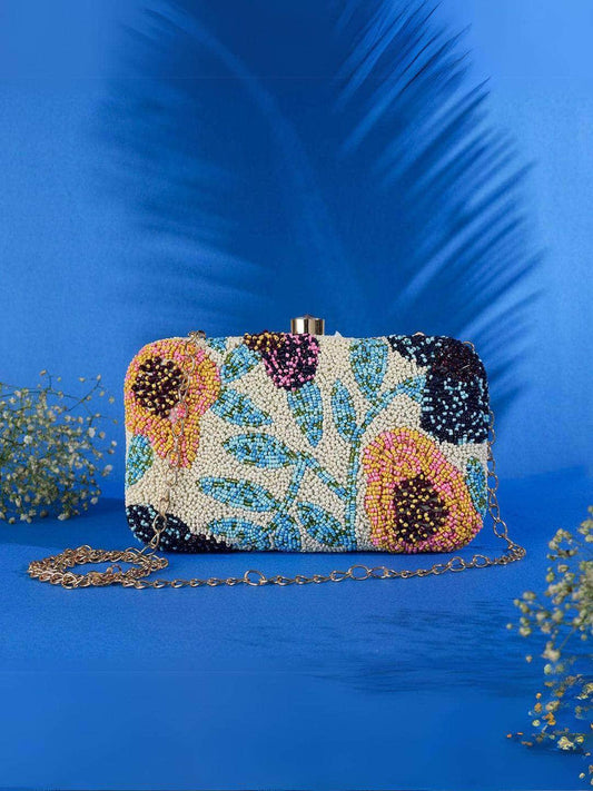 Ishhaara Artistic Sequin Clutch Bag