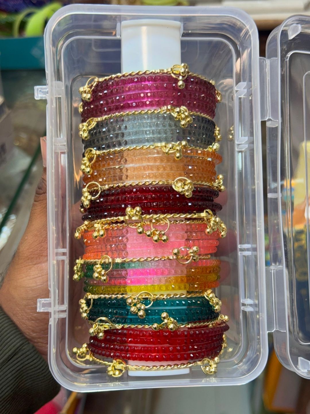 Ishhaara Assorted Kashmiri Bangles With Small Organiser