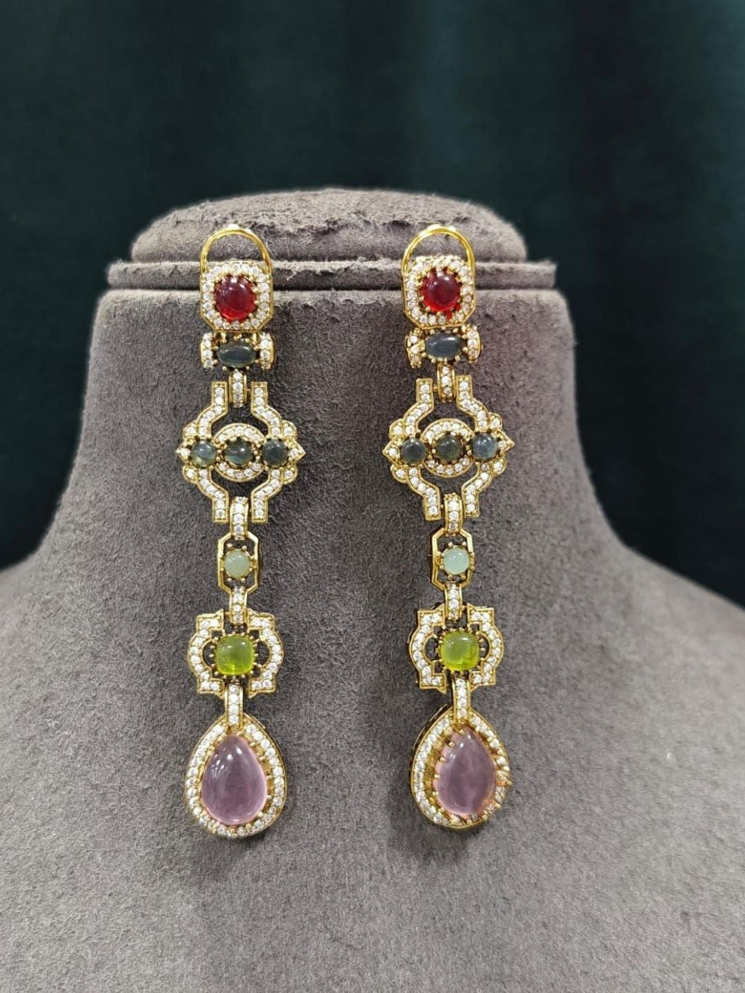 Ishhaara Aurora Luxe Drop Earrings