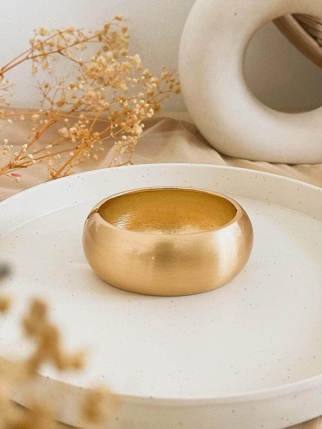 Ishhaara Raashii Khanna In Authentic Vintage Gold Bangle