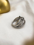 Ishhaara Baguette Multi Band Crystal Fashion Ring