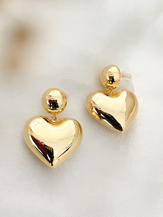 Ishhaara Ball Heart Earring