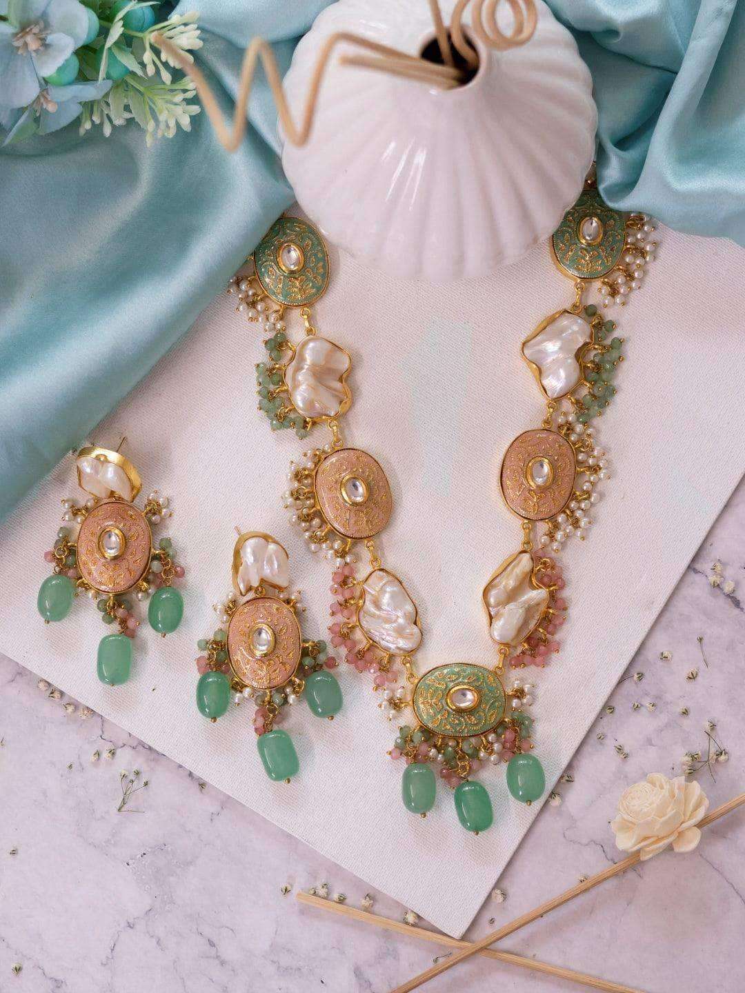 Ishhaara Baroque And Kundan Fusion Set