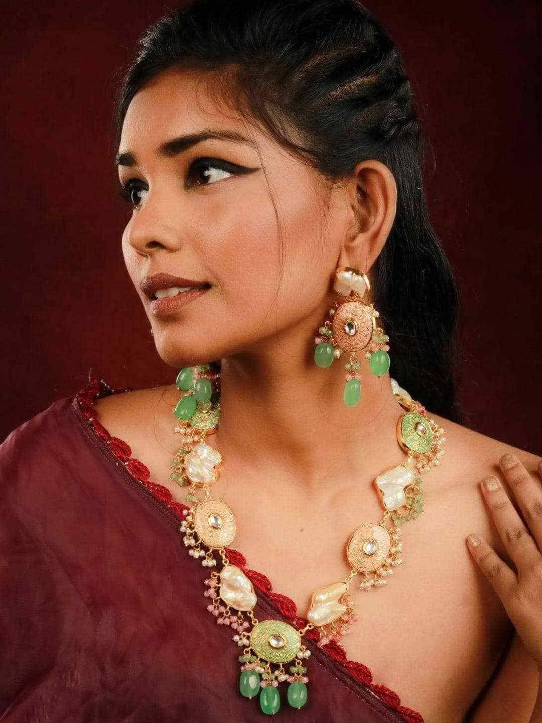 Ishhaara Baroque And Kundan Fusion Set