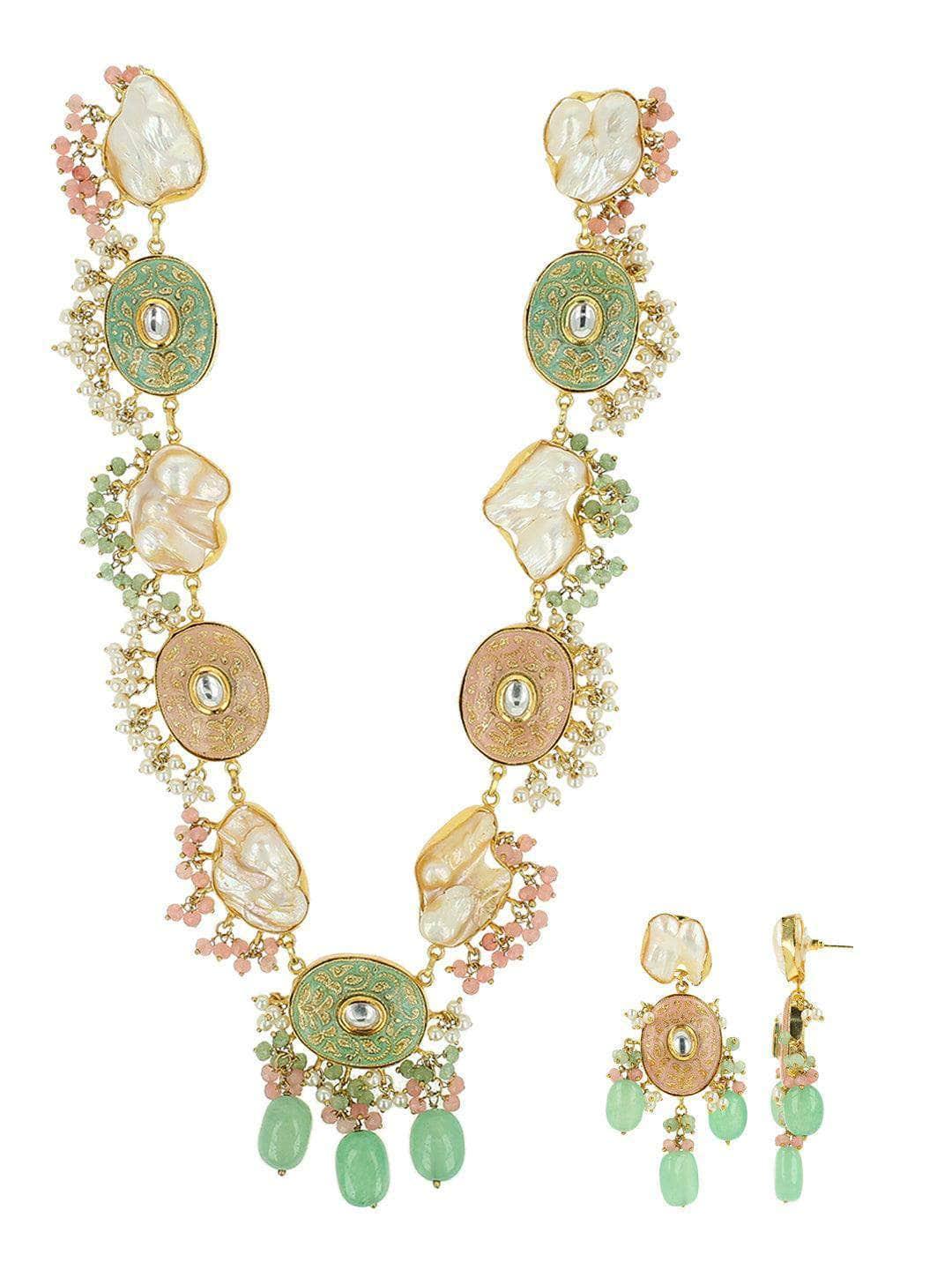 Ishhaara Baroque And Kundan Fusion Set