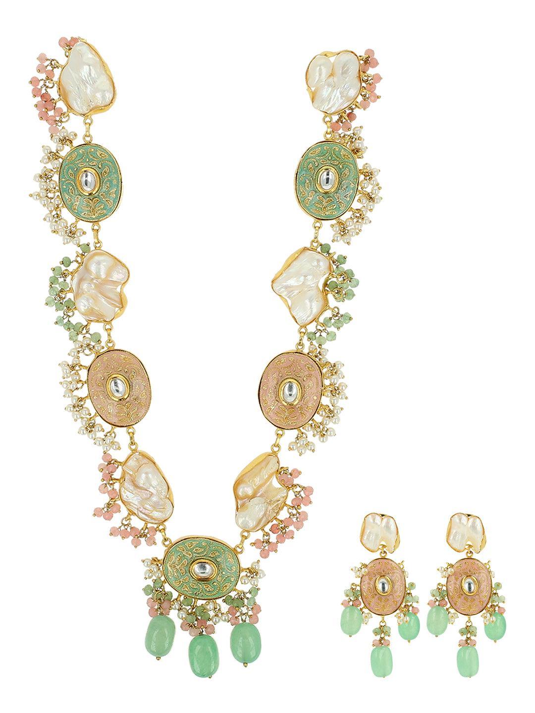 Ishhaara Baroque And Kundan Fusion Set