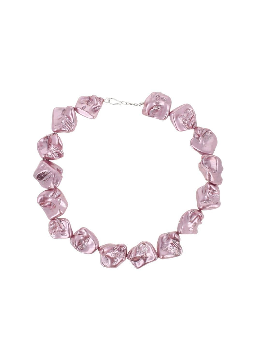 Ishhaara Baroque Statement Necklace Violet