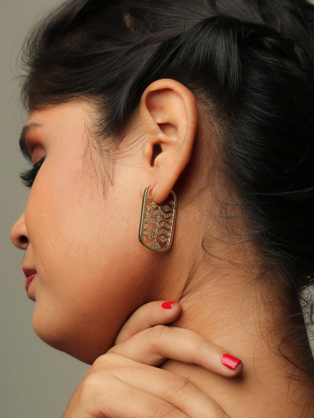 Ishhaara Batik Tab Earrings