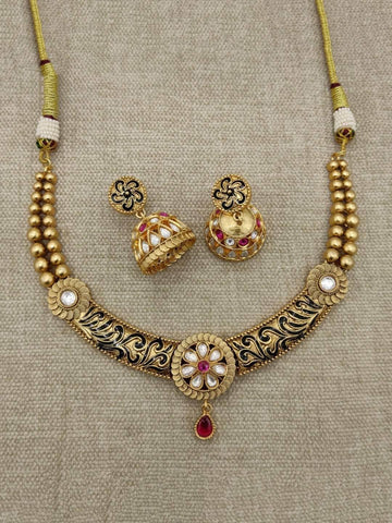 Ishhaara Beaded Torque Necklace