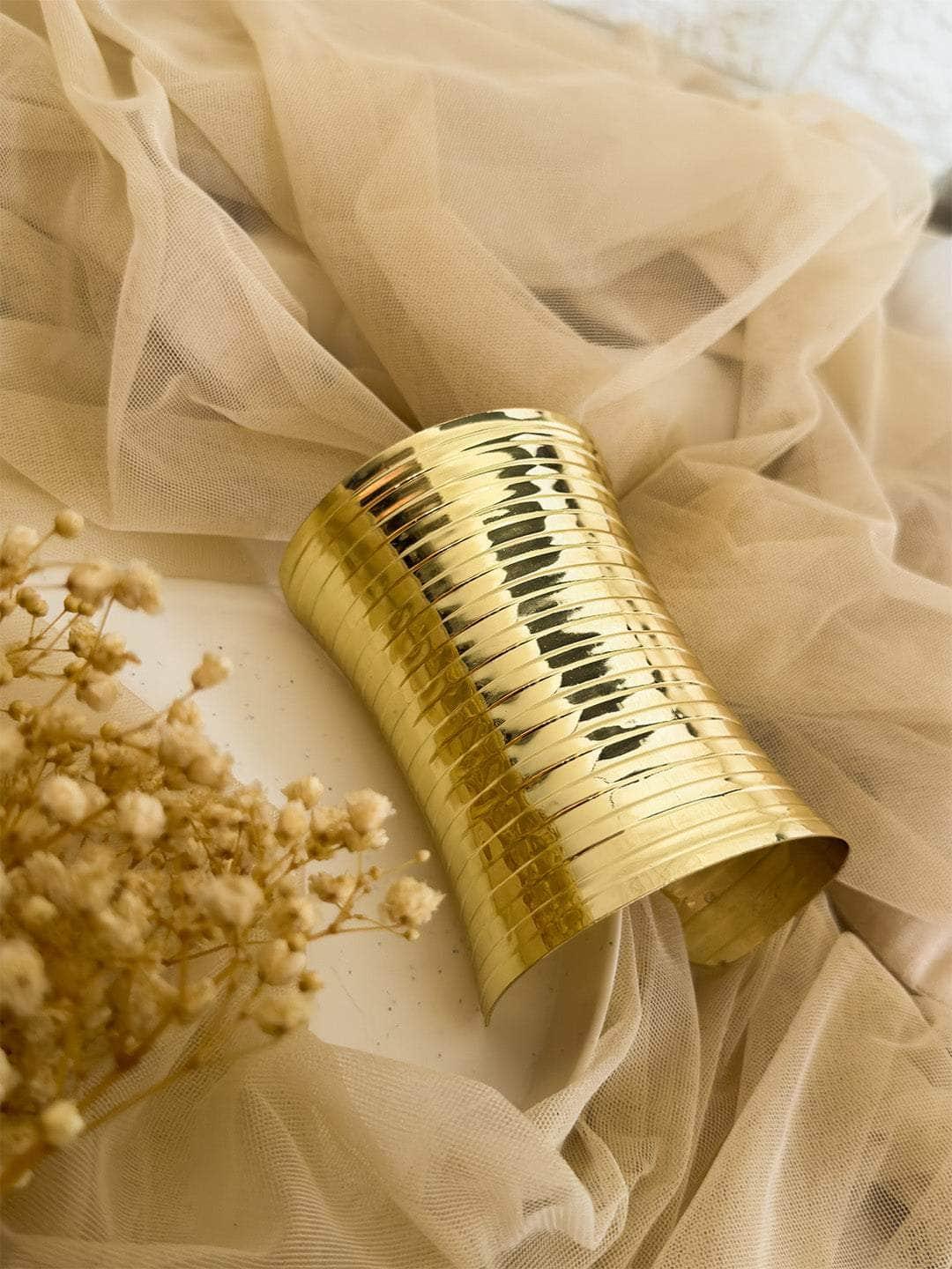 Ishhaara Sonal Kukreja In Beaten Wide Cuff