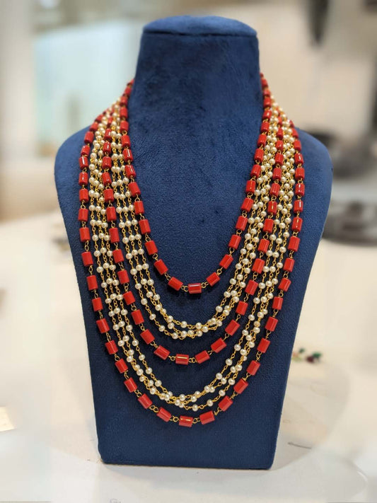 Ishhaara Beautiful Coral Beads Mala