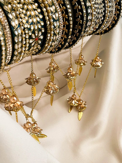Ishhaara Beautiful Handcrafted Rasjasthani Rajwadi Chuda Set