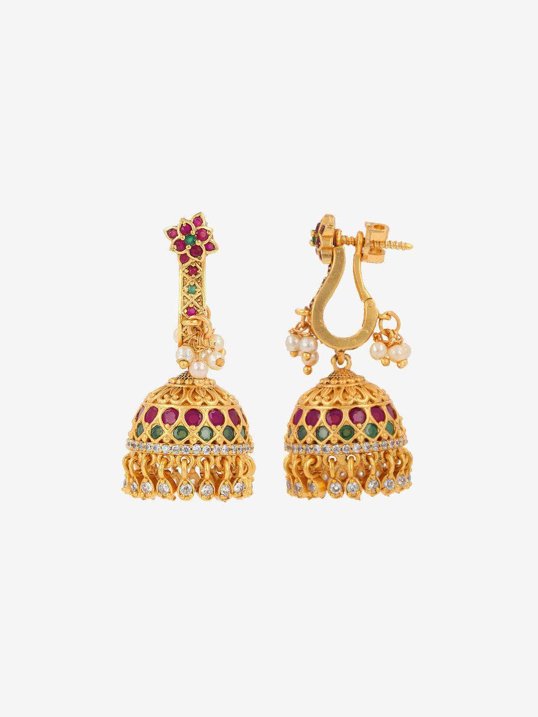 Ishhaara Beautiful Kemp Designer Earring