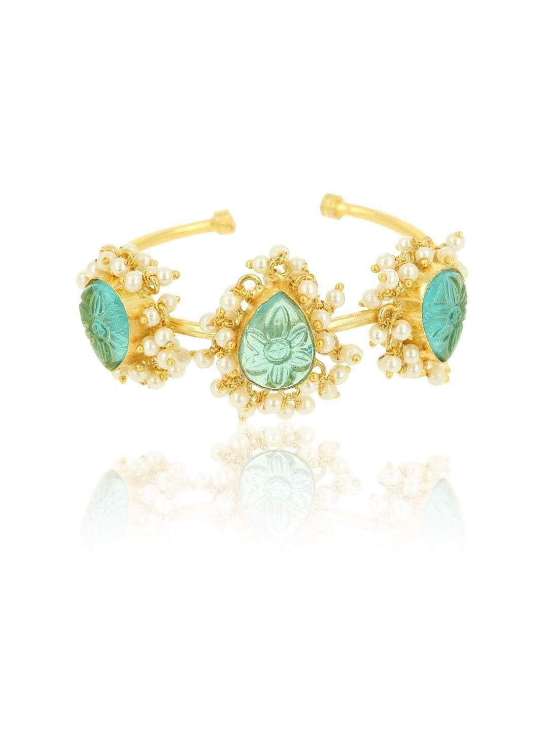Ishhaara Berly Hand Cuff Light Blue