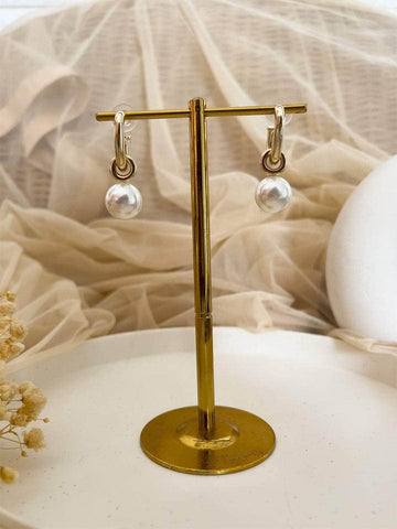 Ishhaara Big Pearl Drop Earrings