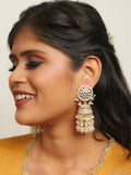 Ishhaara Big Pearl Jhumka Earrings