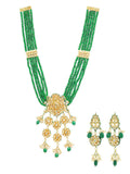 Ishhaara Big Pendant With Beryl Beads