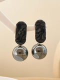 Ishhaara  Premium Metal Ball Earrings