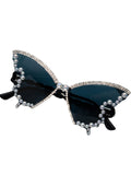 Ishhaara Black Butterfly Sunglasses