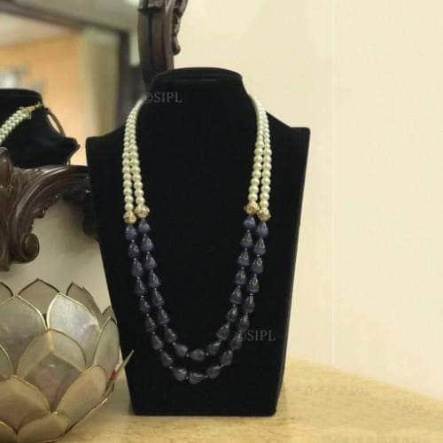 Ishhaara Dual Layered Monalisa Necklace