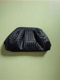 Ishhaara Black Glossy Gleam Clutch