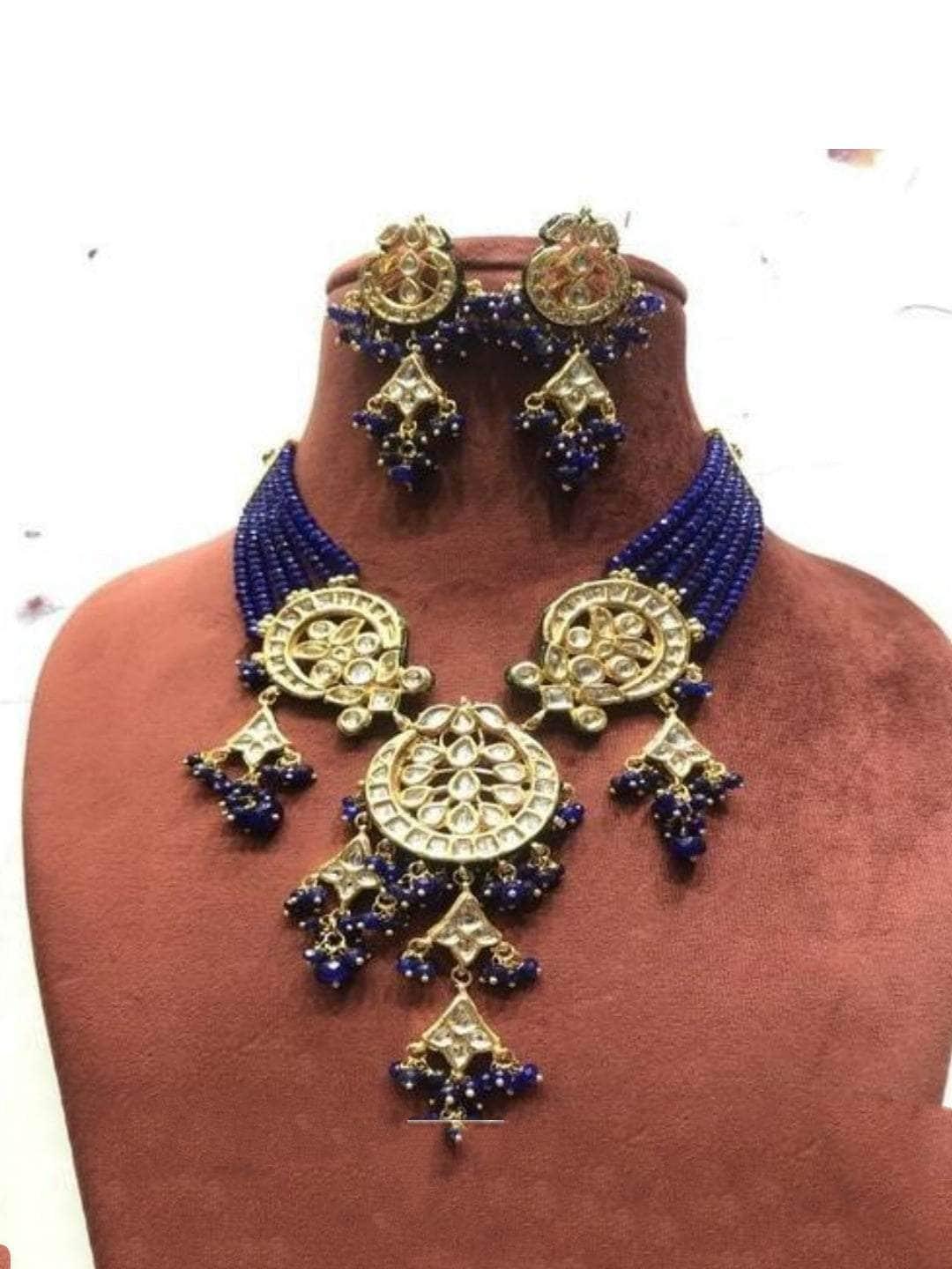 Ishhaara Kundan 3 Pendant Necklace