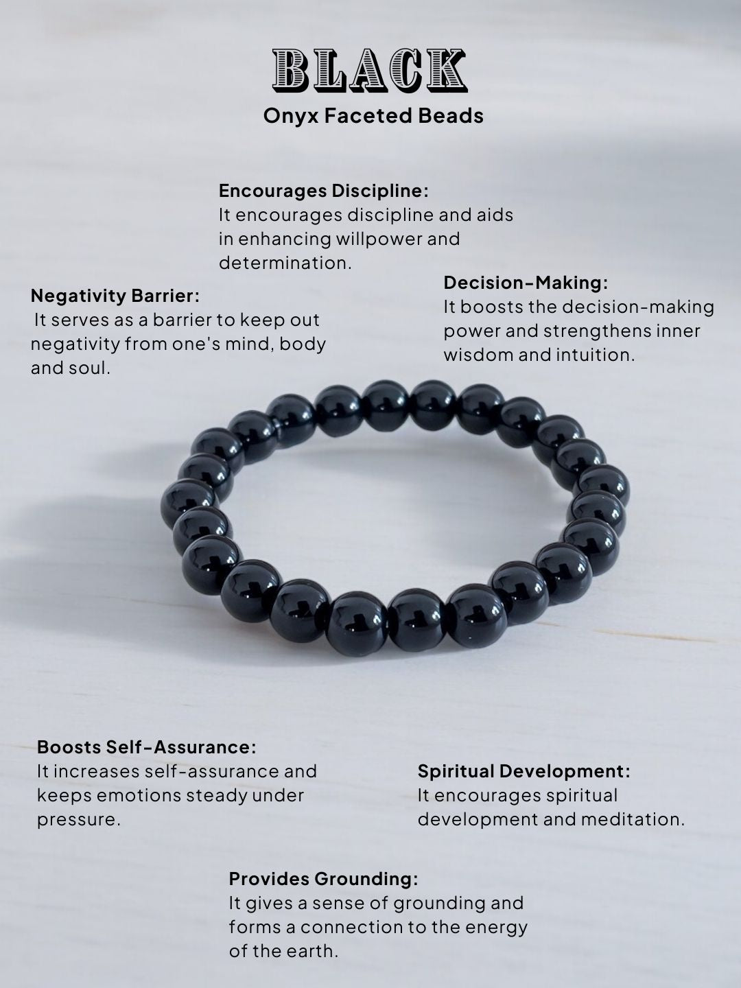 Ishhaara Black Onyx Bracelet