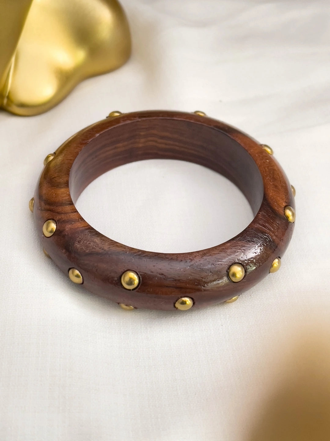 Ishhaara Block Style Wooden Bangle