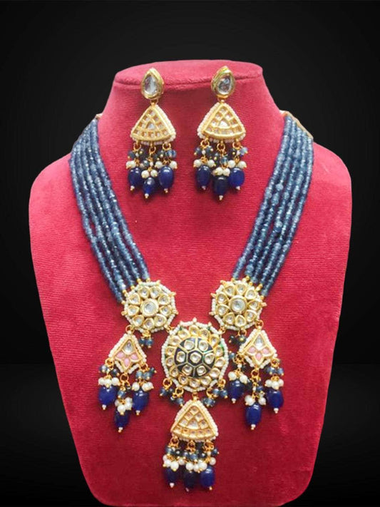 Ishhaara Beaded Statement Necklace Set