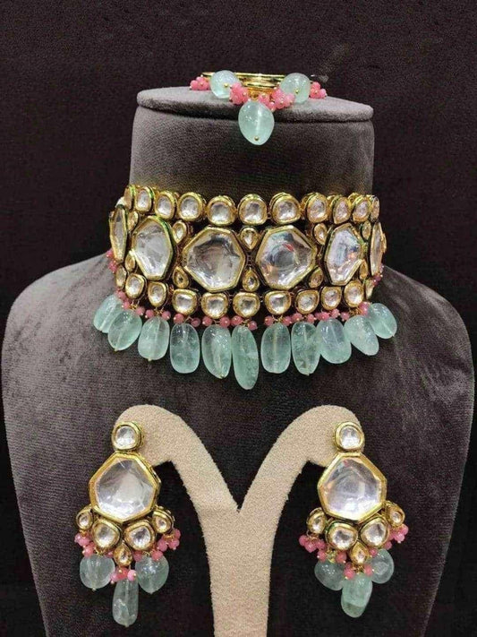 Ishhaara Big Kundan Choker Set