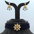 Ishhaara Delicate Flower Choker And Earring Set