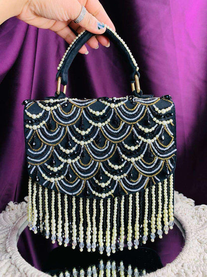 Ishhaara Drop Box Clutch Bag