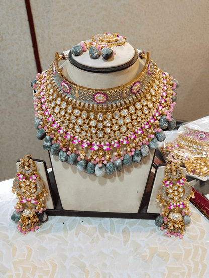 Ishhaara Hand Painted Pastel Choker