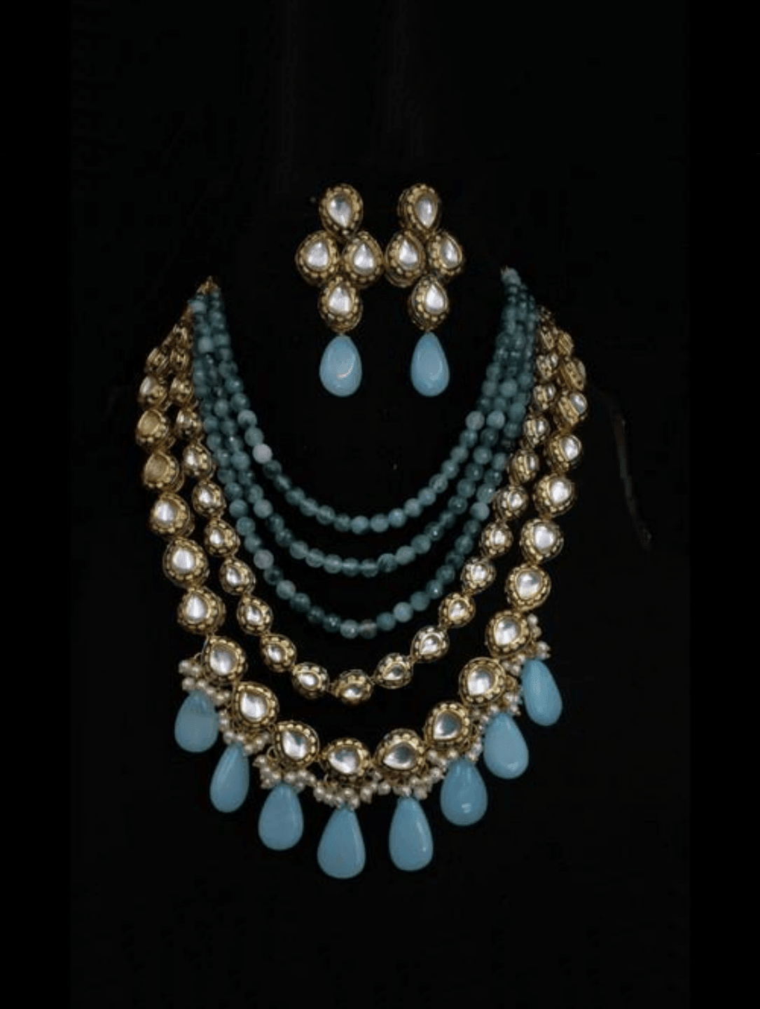 Ishhaara Layered Onex Kundan Necklace