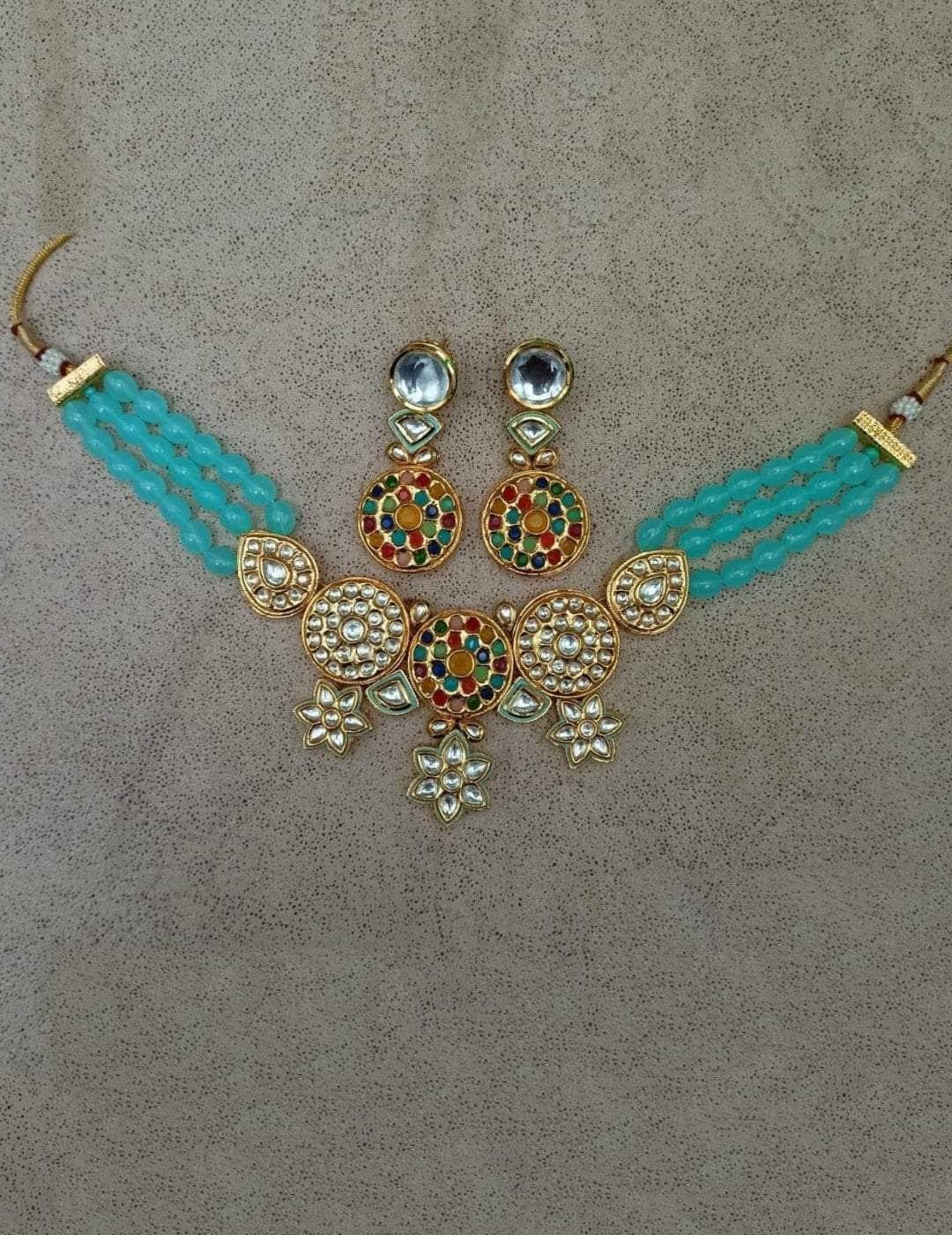Ishhaara Meenakari Beaded Necklace