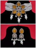 Ishhaara Moti Pendant Choker Set