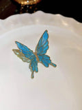 Ishhaara Blue One Side Butterfly Ear Cuff