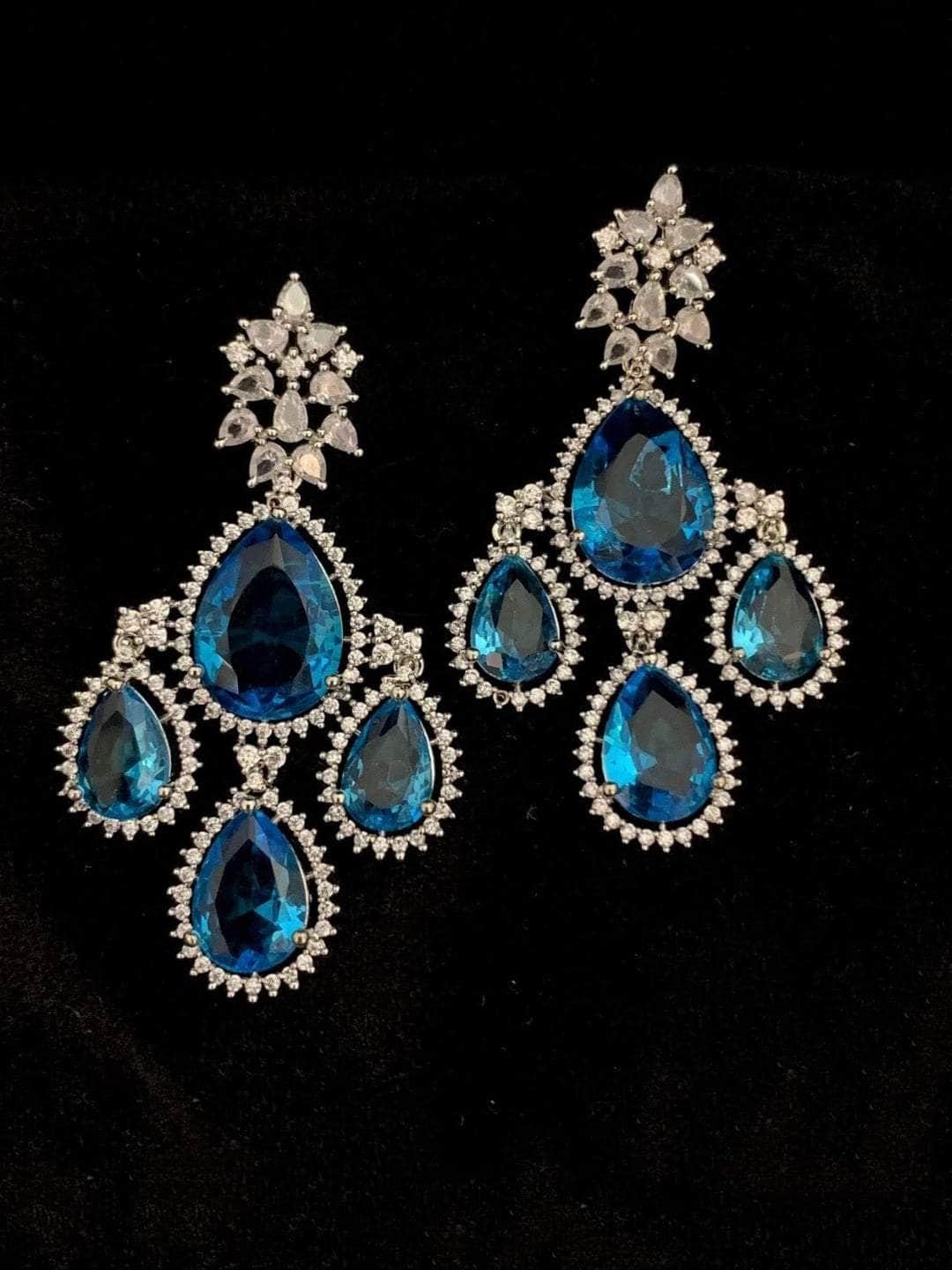 Ishhaara Blue Purity Charm Earring