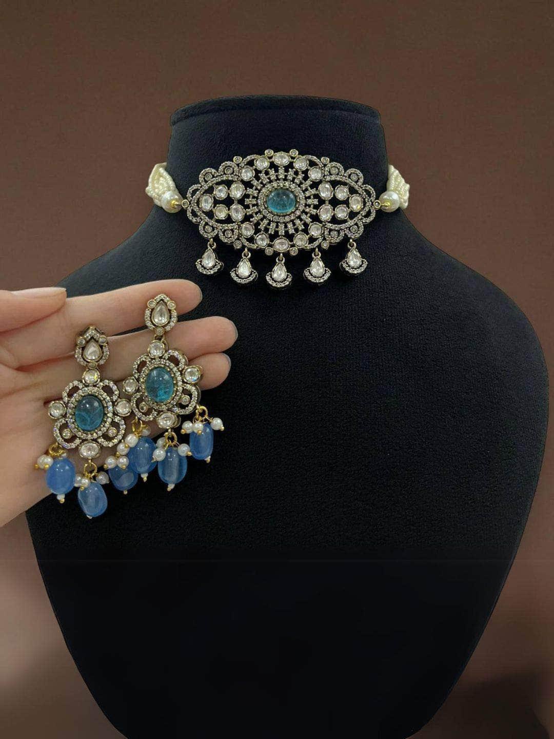 Ishhaara Sabyasachi Inspired Antique Victorian Necklace Set