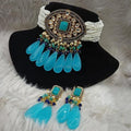 Ishhaara Semi Precious Chid Choker Set