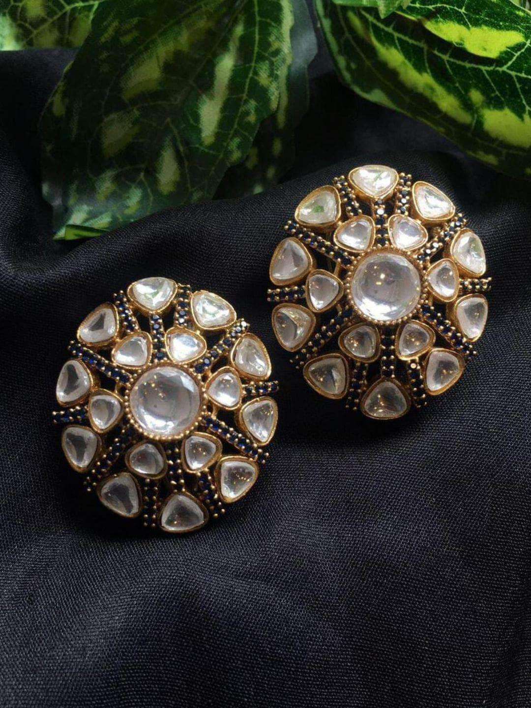 Ishhaara Uncut Polki Studs